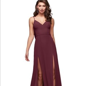 Azazie Candice Dress in Cabernet
